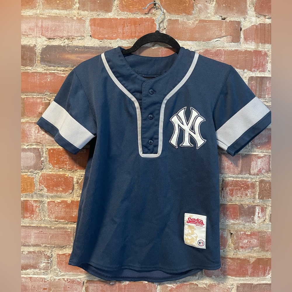 NY Yankees Jersey Kids Navy Small